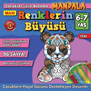 Maxi Renklerin Büyüsü Çocuklar İçin Boyama 7 İlhan Arlı Maxi Yayıncılı