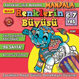 Maxi Renklerin Büyüsü Çocuklar İçin Boyama 8 İlhan Arlı Maxi Yayıncılı