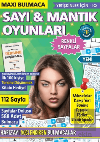 Maxi Sayı ve Mantık Oyunları 25 Bertan Kodamanoğlu Maxi Yayıncılık Sat