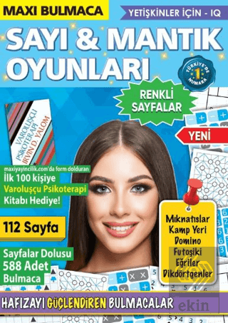 Maxi Sayı ve Mantık Oyunları 27 Bertan Kodamanoğlu Maxi Yayıncılık Sat