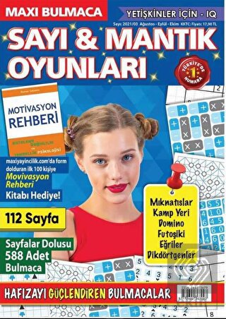 Maxi Sayı ve Mantık Oyunları 3