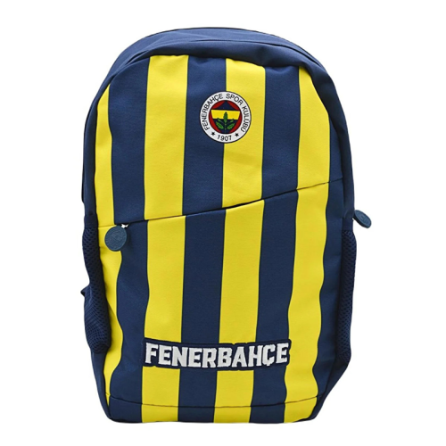 Me Çanta 3 Bölmeli Fenerbahçe Çubuklu Forma Desenli Okul Sırt Çantası