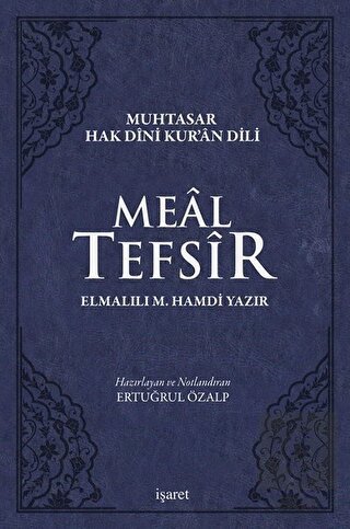 Meal Tefsir - Muhtasar Hak Dini Kur'an Dili (Mavi