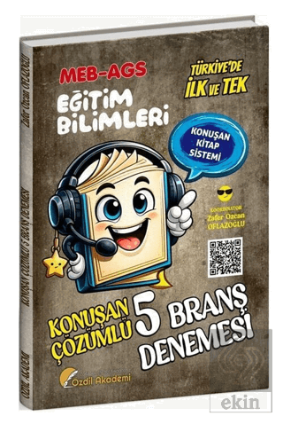 MEB-AGS Eğitim Bilimleri Konuşan 5 Deneme Çözümlü
