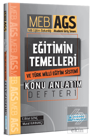 MEB-AGS Eğitimin Temelleri ve Türk Milli Eğitim Sistemi Konu Anlatım D