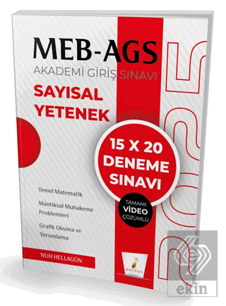 MEB - AGS Hazırlık Sayısal Yetenek 15x20 Tamamı Video Çözümlü Deneme S