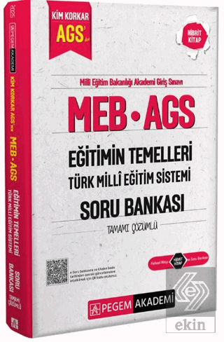 MEB AGS Kim Korkar Eğitimin Temelleri Türk Milli Eğitim Sistemi Soru B