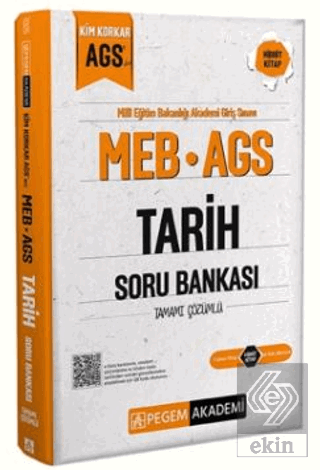MEB AGS Kim Korkar Tarih Soru Bankası Tamamı Çözümlü