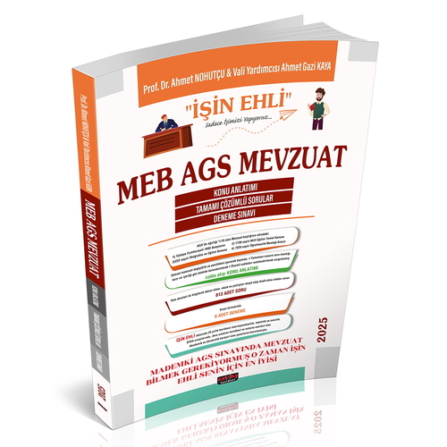 MEB AGS Mevzuat İşin Ehli Konu Anlatımı 2025