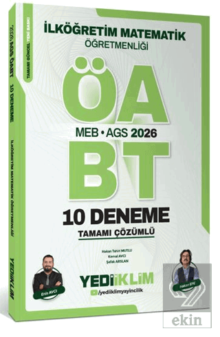 MEB AGS ÖABT 2026 İlköğretim Matematik Öğretmenliği Tamamı Çözümlü 10 