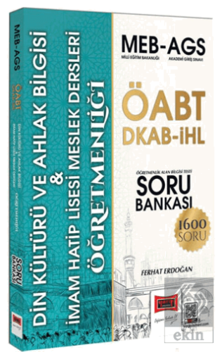 MEB-AGS ÖABT DKAB-İHL Din Kültürü ve Ahlak Bilgisi Öğretmenliği Soru B