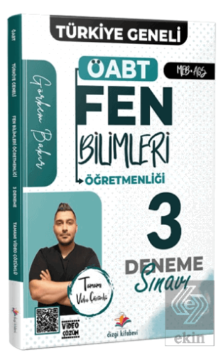 MEB-AGS ÖABT Fen Bilimleri Öğretmenliği Tamamı Video Çözümlü Türkiye G