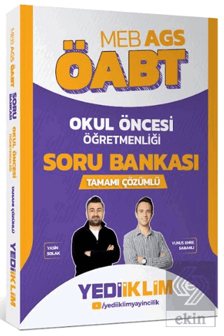MEB AGS ÖABT Okul Öncesi Öğretmenliği Tamamı Çözümlü Soru Bankası