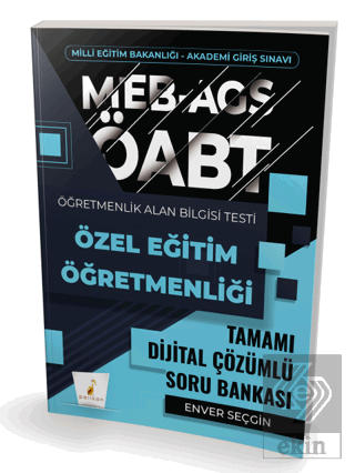 MEB-AGS ÖABT Özel Eğitim Öğretmenliği Tamamı Çözümlü Soru Bankası