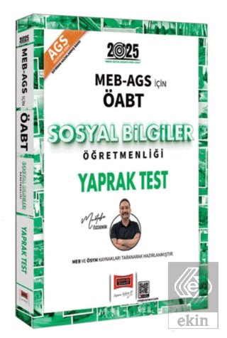 MEB-AGS ÖABT Sosyal Bilgiler Öğretmenliği Yaprak Test