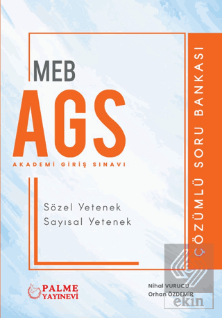 MEB AGS Sözel Yetenek Sayısal Yetenek Soru Bankası