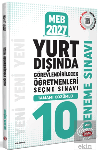 MEB Yurt Dışında Görevlendirilecek Öğretmenleri Seçme Sınavı Tamamı Çözümlü 10 Deneme Sınavı