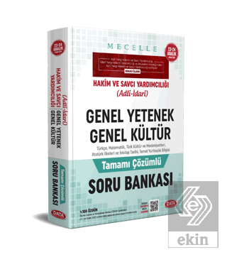 Mecelle Hakim ve Savcı Yardımcılığı (Adli-idari) G