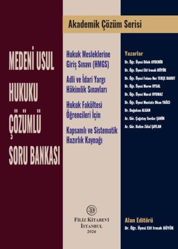 Medeni Usul Hukuku Çözümlü Soru Bankası