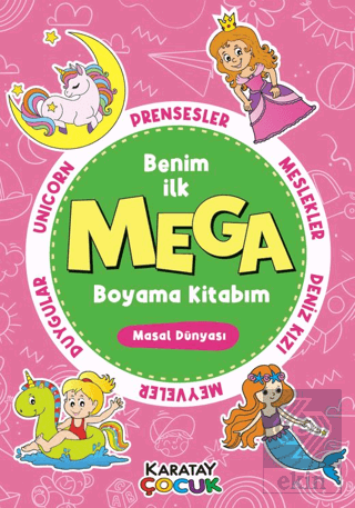 Mega Boyama Kitabım - Masal Dünyası