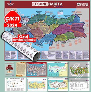 Mehmet Eğit KPSS - AYT - TYT Efsane Harita (10 Ürü