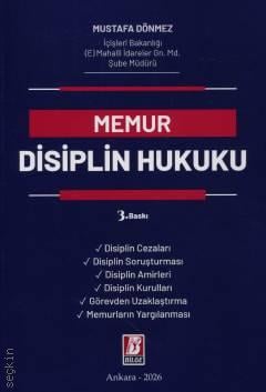 Memur Disiplin Hukuku Mustafa Dönmez Bilge Yayınevi Satın Al - ekinkit
