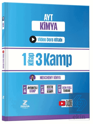 Meschemy Kimya AYT Kimya 1 Kitap 3 Kamp Video Ders Kitabı
