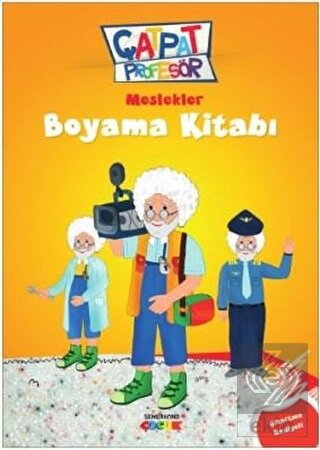 Meslekler Boyama Kitabı - Çatpat Profesör