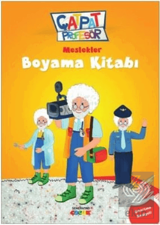 Meslekler Boyama Kitabı - Çatpat Profesör