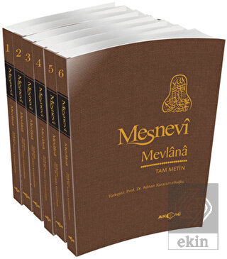 Mesnevi Tam Metin - Küçük (6 Cilt Takım)