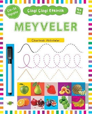 Meyveler 4 Yaş ve Üstü - Çizgi Çizgi Etkinlik