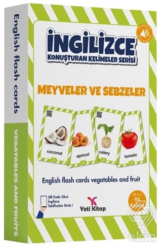 Meyveler ve Sebzeler - İngilizce Konuşturan Kelime