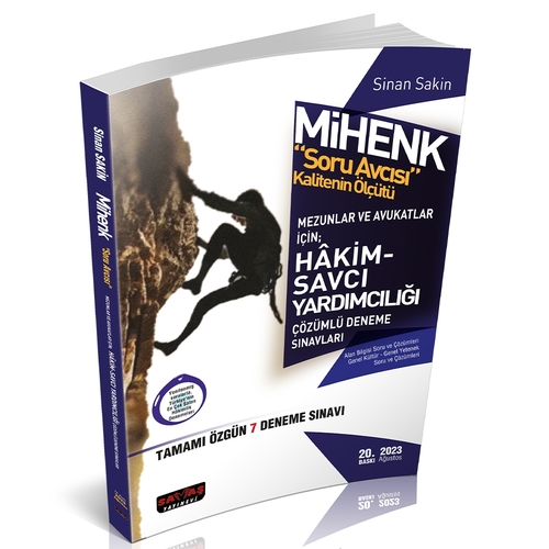 MİHENK Soru Avcısı Adli Hakimlik 7 Deneme
