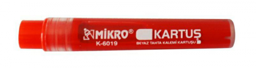 Mikro K-6019 Beyaz Tahta Kalem Kartuşu Kırmızı