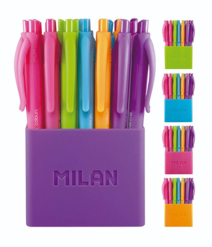 Milan P1 Touch Colors Tükenmez Kalem 5 Renk 24LÜ
