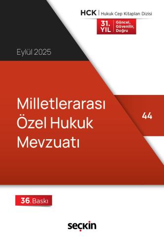 Milletlerarası Özel Hukuk Mevzuatı 2025