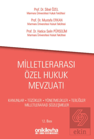 Milletlerarası Özel Hukuk Mevzuatı
