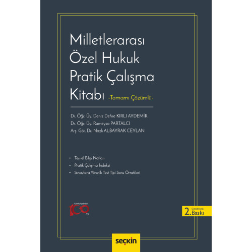 Milletlerarası Özel Hukuk Pratik Çalışma Kitabı