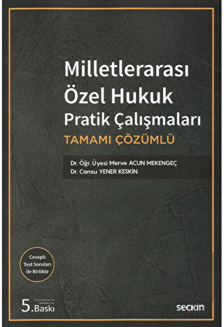 Milletlerarası Özel Hukuk Pratik Çalışmaları Tama