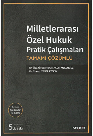 Milletlerarası Özel Hukuk Pratik Çalışmaları Tama