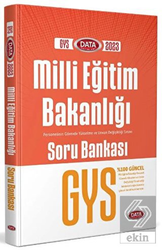 Milli Eğitim Bakanlığı GYS Soru Bankası Data Yayın