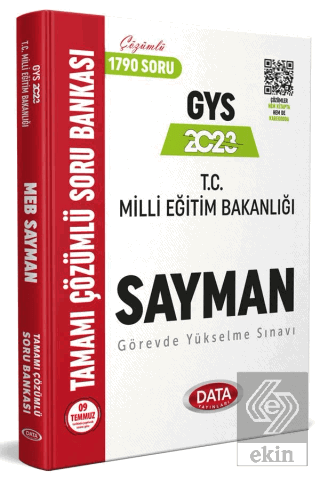Milli Eğitim Bakanlığı Sayman Tamamı Çözümlü GYS S