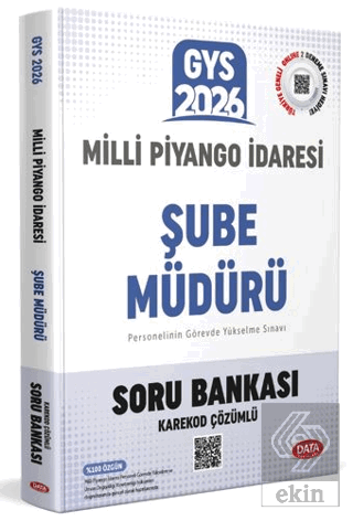 Milli Piyango İdaresi Genel Müdürlüğü GYS Şube Müdürü Soru Bankası - K