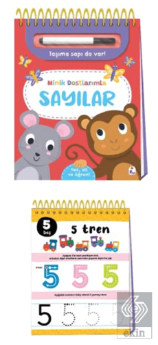 Minik Dostlarımla Sayılar – Yaz, Sil ve Öğren