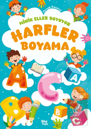 Minik Eller Boyuyor – Harfler Boyama Kitabı