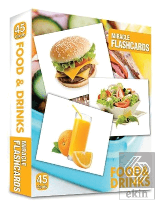 Miracle Flashcards - Food and Drink-Box 45 Cards