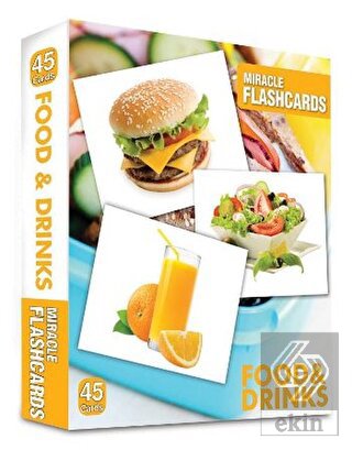 Miracle Flashcards - Food and Drink-Box 45 Cards