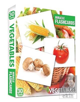 Miracle Flashcards - Vegetables Box 30 Cards