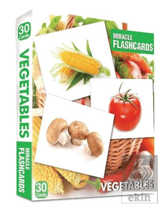 Miracle Flashcards - Vegetables Box 30 Cards