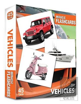 Miracle Flashcards - Vehicles Box 45 Cards